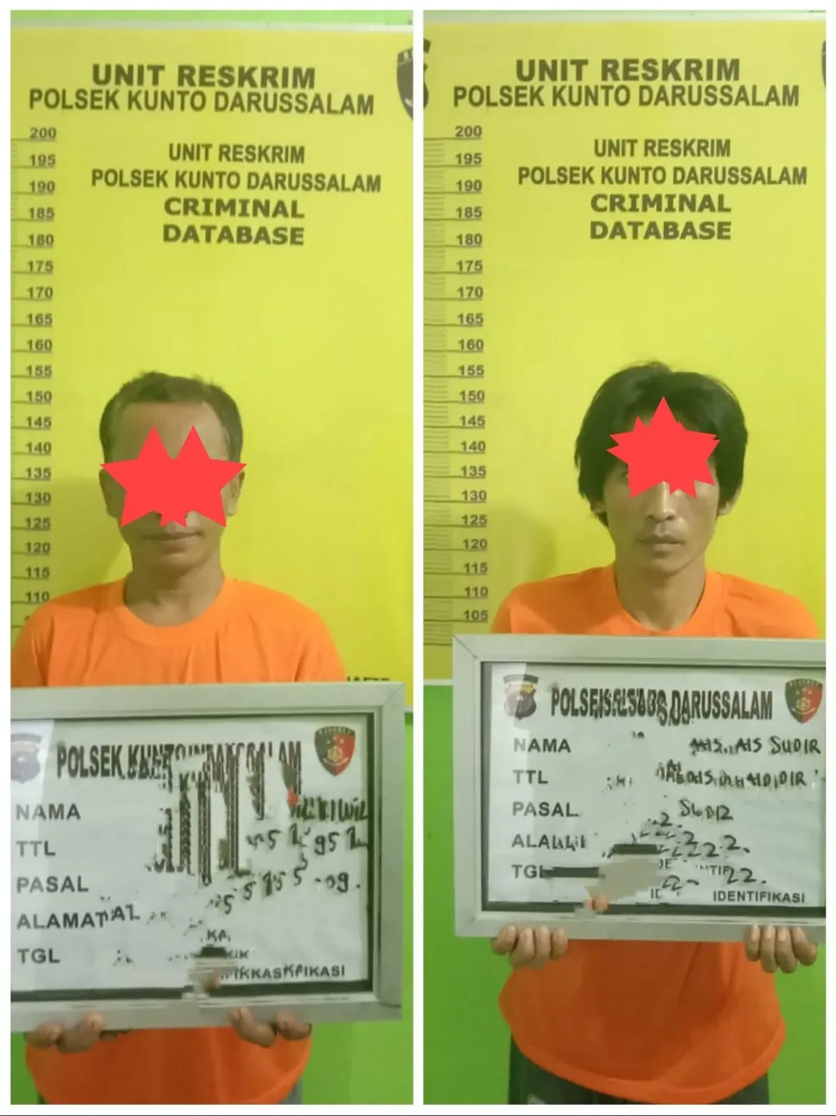 Kapolsek Kuntodarussalam Sikat Dua Tersangka Kasus Narkotika