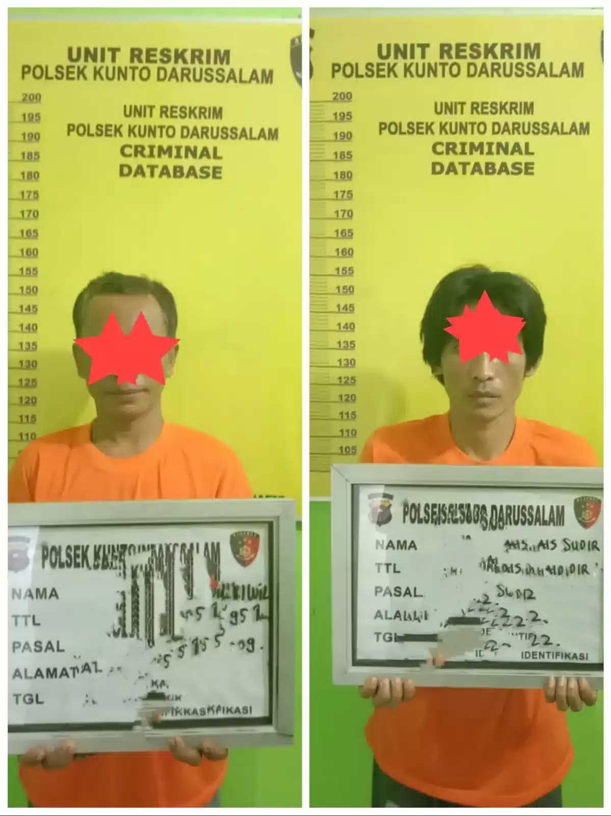 Kapolsek Kuntodarussalam Sikat Dua Tersangka Kasus Narkotika
