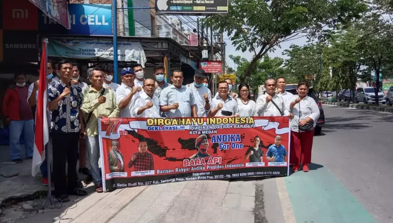 IMG-20220806-WA0003 JANGAN KENDOR, BARA API Medan Deklarasi Andika Capres 2024 I Teras Media