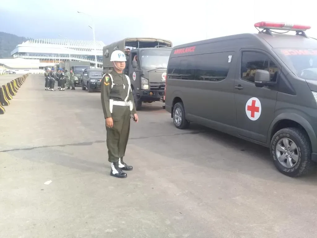 Polisi Militer III-4 Serang Laksanakan Pamturlalin Serpas dan Sermat Kembalinta Latma Garuda Shield I Teras Media