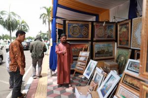 Pameran Kaligrafi Nasional di Festival Al Azhom ke IX I Teras Media