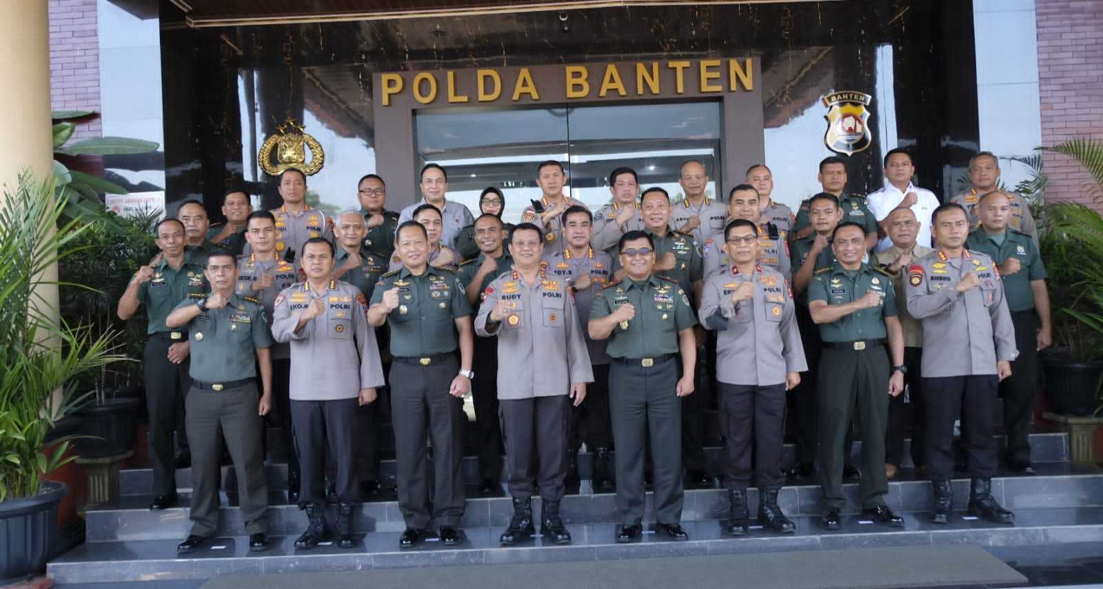 Jaga Sinergitas, Danrem 064 MY Kunjungi Polda Banten I Teras Media