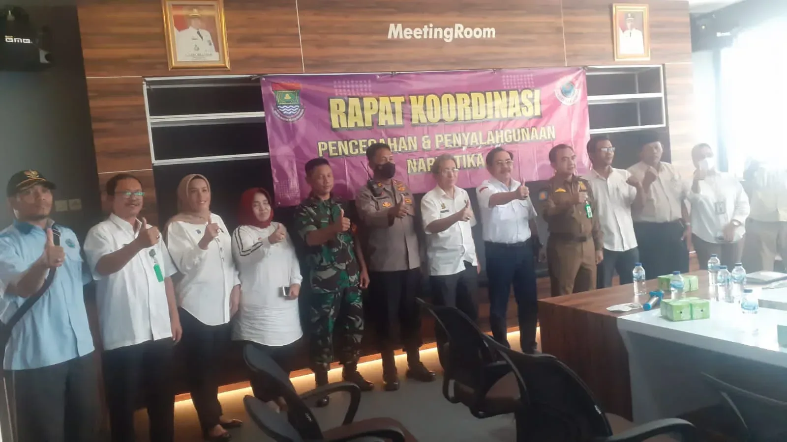 Cegah Penyalahgunaan Narkotika di Sepatan, Muspika Bersama BNK Gelar Rakoor I Teras Media