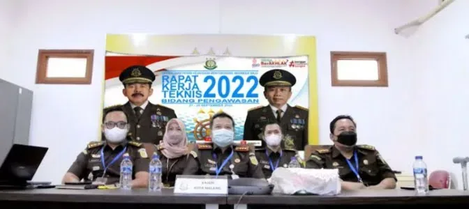 TOP, Kejari Kota Malang Ikuti Rakernis Bidang Pengawasan Kejaksaan RI I Teras Media