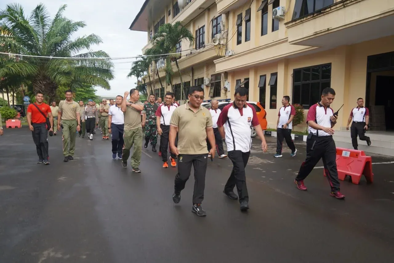 TNI-Polri di Ujung Barat Pulau Jawa Guyub Bersama I Teras Media