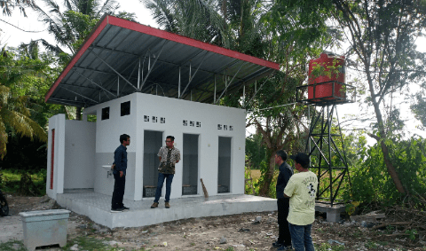 Dibangun MCK di Sangrila Karang Serang, Warga Ucapkan Terimakasih Kepada Dewan Barhum I Teras Media