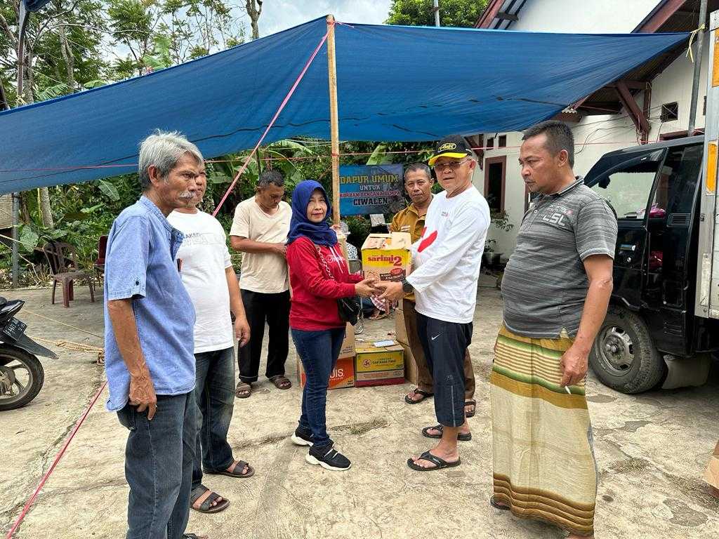 Agar Tepat Sasaran, KITA Banten dan PT Gandasoli Salurkan Bantuan Korban Gempa di Posko