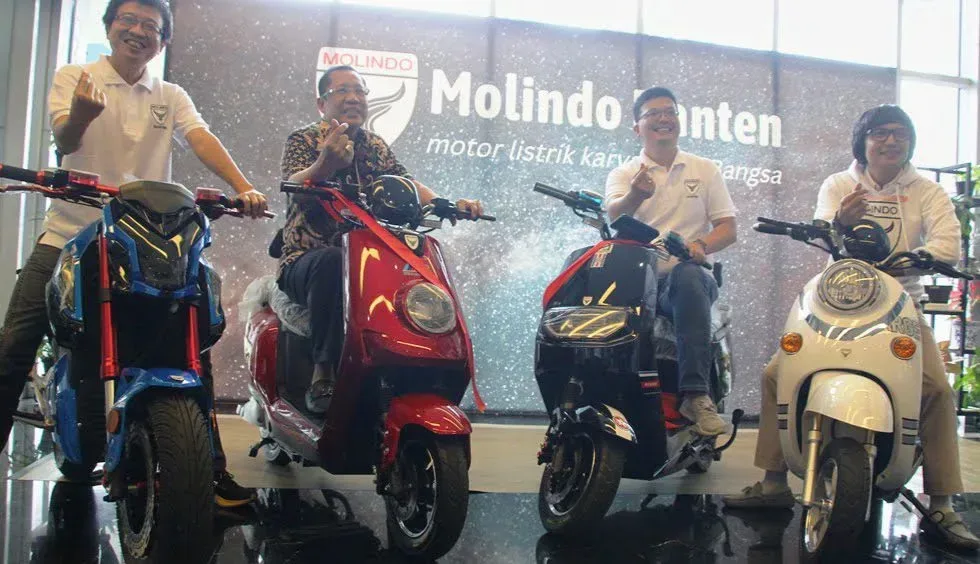 KEREN...!Molindo Banten Kini Luncurkan Motor Listrik Karya Anak Bangsa I Teras Media