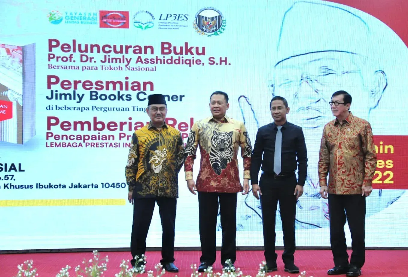 Peluncuran Buku Dan Peresmian Jimly Book Corner Serta Rekor LEPRID