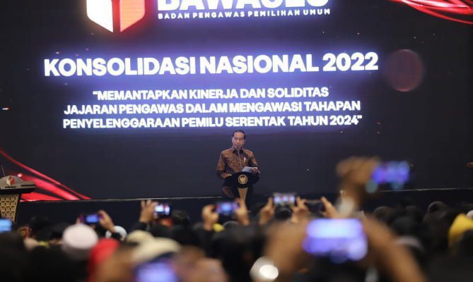 Hadiri Konsolnas Bawaslu, Jokowi: Bawaslu Harus Kerja Keras Awasi DPT I Teras Media