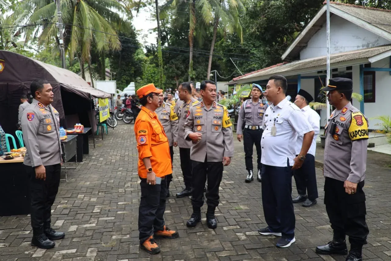 Kapolda Banten Cek Jalur Evaluasi Tanggap Bencana I Teras Media