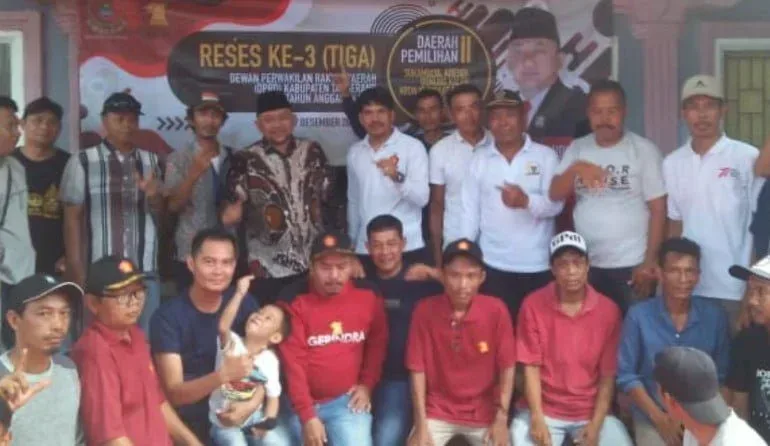 Fraksi Gerinda Gelar Reses Ke 3 di Desa Tanjung Anom I Teras Media