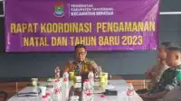 Camat Sepatan Pimpin Rakor Persiapan Pengamanan Nataru 2023 I Teras Media