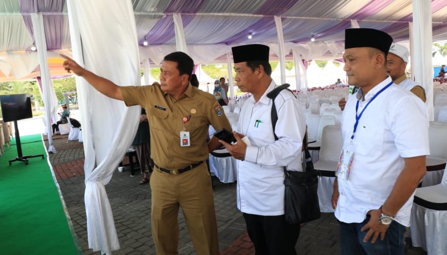 Tinjau Arena MTQ, Sekda Saksikan Lomba MHQ 5 Juz I Teras Media