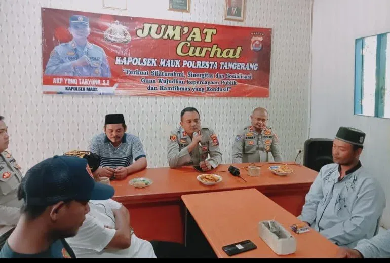 Polsek Mauk Gelar Jum'at Curhat di Desa Patramanggala I Teras Media