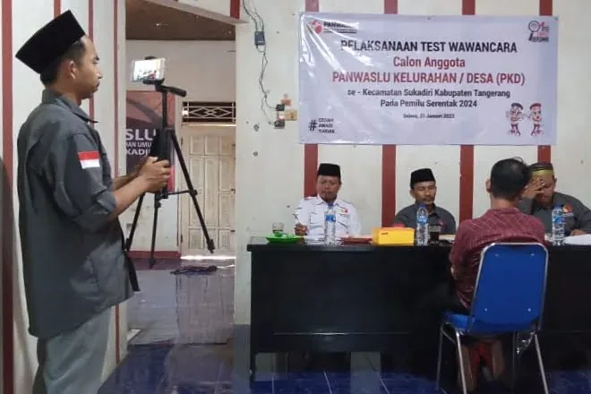 Panwaslu Kecamatan Sukadiri Umumkan Calon PKD Terpilih I Teras Media