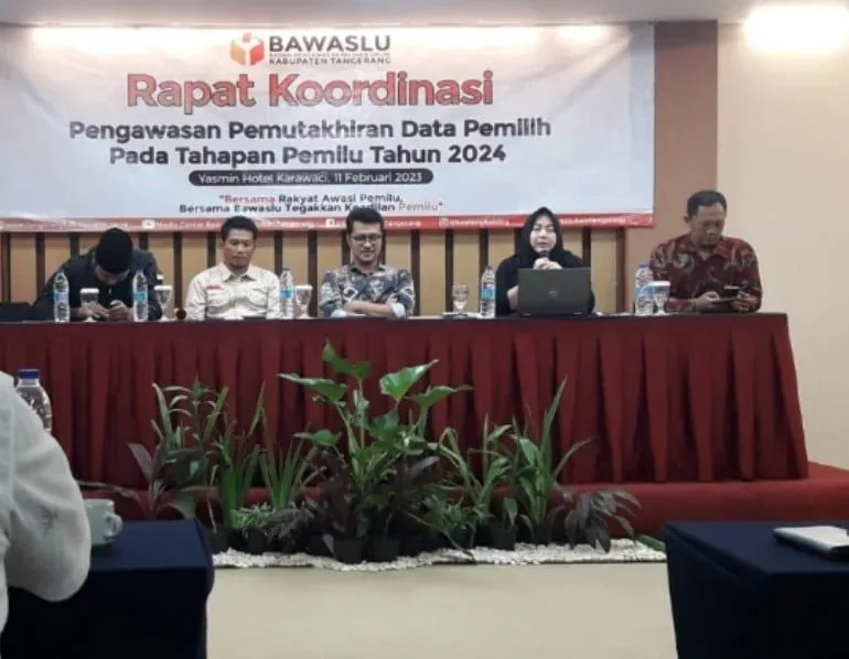 Bawaslu Kabupaten Tangerang Gelar Rakoor Pengawasan Pemutakhiran Data Pemilih I Teras Media