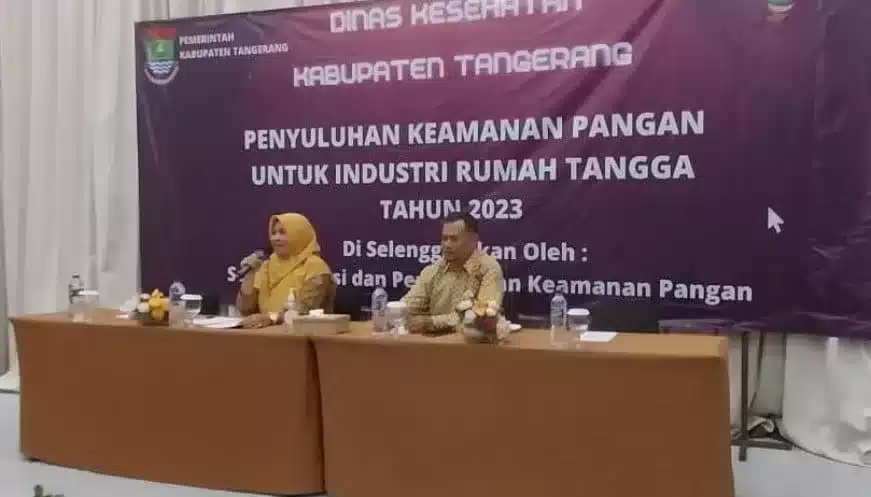 Dinkes Kabupaten Tangerang Berikan Penyuluhan Keamanan Pangan Pada IRTP I Teras Media