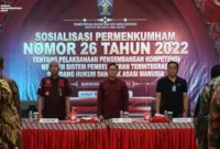Kemenkumham Jabar Sosialisasikan Undang-Undang Permenkumham No.26 Tahun 2022 Kapuspenkom BPSDM Hukum dan HAM, Jum'at (17/3/2023) 
