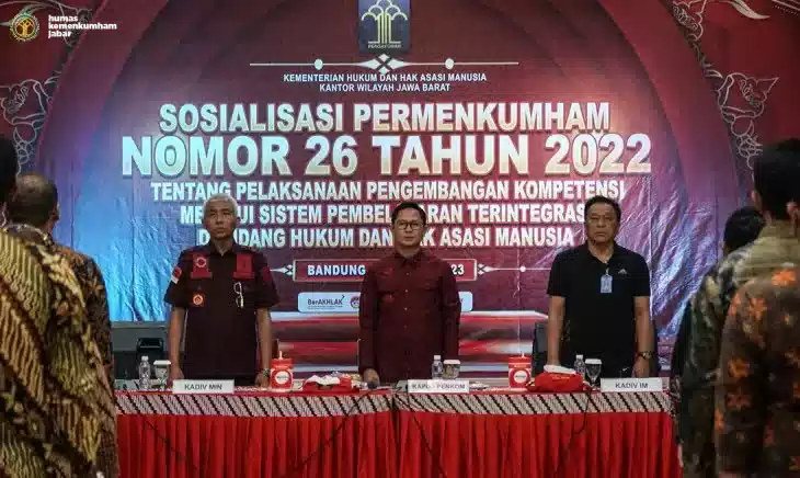 Kemenkumham Jabar Sosialisasikan Permenkumham 26 Tahun 2022 Kapuspenkom BPSDM Hukum Dan HAM I Teras Media