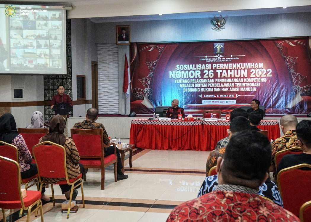 Kemenkumham Jabar Sosialisasikan Permenkumham 26 Tahun 2022 Kapuspenkom BPSDM Hukum Dan HAM I Teras Media