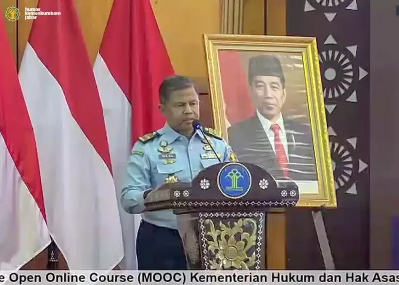 Kanwilkumham Ikuti Kickk off MOOC Pemasyarakatan belajar Di Bandung, Selasa(21/3/2023) 