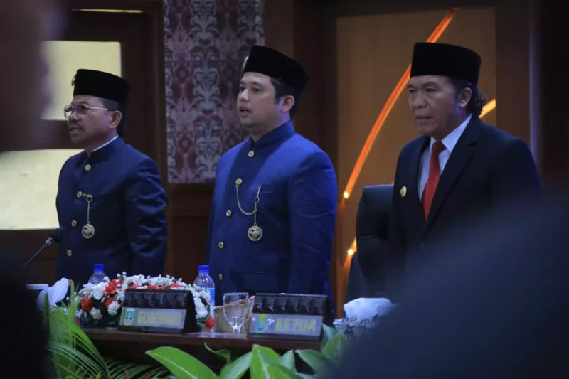 Rapat Paripurna Istimewa HUT ke 30 Tahun Kota Tangerang di Pusat Pemerintahan Kota Tangerang, Selasa (28/2).

