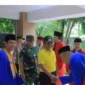 Longmarch Kirab Budaya Forum OKP dan Ormas se-Kecamatan Pinang, di halaman Kantor Kelurahan Kunciran Indah, Kecamatan Pinang pada Minggu pagi (12/3/2023).