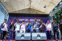 Sesi Foto Kanwilkumham saat penyelenggaraan Mobile Intelektual Clinic (MIC) Di Garut, Sabtu(18/3/2023)