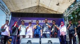 Sesi Foto Kanwilkumham saat penyelenggaraan Mobile Intelektual Clinic (MIC) Di Garut, Sabtu(18/3/2023) 