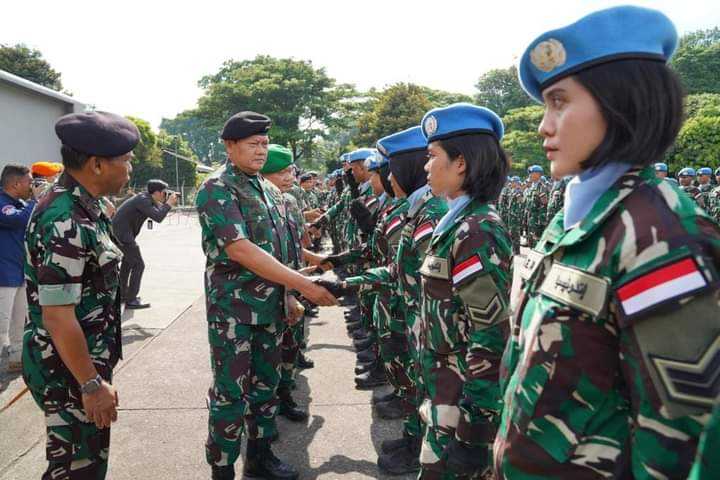 Panglima TNI Lepas 1.077 Prajurit TNI Bergabung Ke PBB Bertugas Ke Libanon I Teras Media