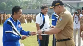 438 Peserta dari 24 Serikat Pekerja Ikut Pekan Olahraga Buruh Se-Kabupaten Tangerang yang digelar selama lima hari, yakni tanggal 13 sama 17 Maret 2023.