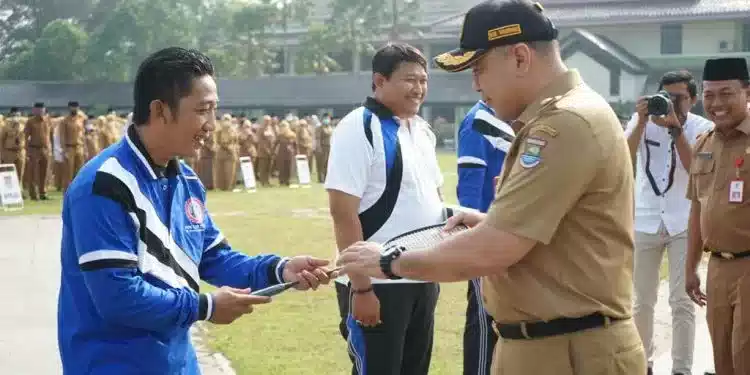 438 Peserta dari 24 Serikat Pekerja Ikut Pekan Olahraga Buruh Se-Kabupaten Tangerang yang digelar selama lima hari, yakni tanggal 13 sama 17 Maret 2023.