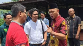 Keterangan foto : Kepala Kejaksaan Tinggi, Reda Martovani, Jumat (17/3)