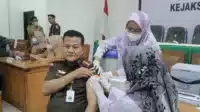 Kejari Kota Malang Gelar Vaksin Booster ke-2, Begini Hasilnya I Teras Media