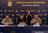 Keterangan foto : Direktur Reserse Kriminal Umum Kombes Pol Hengki Haryadi dalam keterangan tertulis di Jakarta, Senin, (27/3)