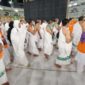 Keterangan foto : Ibadah haji di Makah, Jumat (31/3)