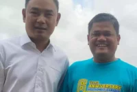 Foto : Wabup Tangerang H Mad Romli Bersama KOK Sukadiri Nurhasim di acara Anniversary legen Kecamatan Sukadiri ke 6 pada Minggu (19/3).