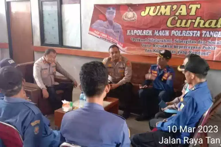 Jum'at Curhat, Polsek Mauk Polresta Tangerang Sambangi Petugas Damkar I Teras Media