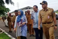 Foto: Tim Penilaian Satya Lencana Pembangunan Bidang Pertanian Bersama Bupati Tangerang Ahmed Zaki Iskandar saat tinjau langsung kondisi Puskagro. Selasa (28/3).