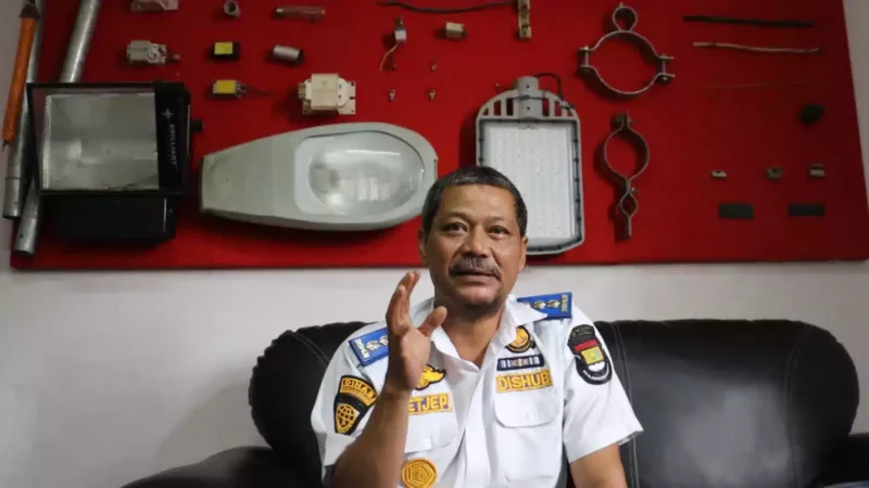 Foto : Kepala Bidang PJU pada Dishub Kabupaten Tangerang, Tjeptjep Hindaryanto