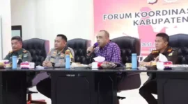 Forkopimda Kabupaten Tangerang menjelang Hari Buruh 1 Mei 2023, di GSG Puspemkab Tangerang, Kamis (27/4/23)