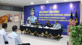 Kunjungan Perdana Dirjen Imigrasi Silmy Karim di Jawa Barat, Tinjau Fasilitas dan Layanan Keimigrasian di Bogor dan Depok, (Sabtu, 29/4/2023) 