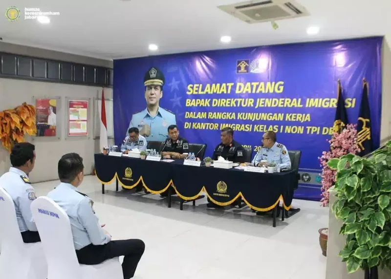 Kunjungan Perdana Dirjen Imigrasi Silmy Karim di Jawa Barat, Tinjau Fasilitas dan Layanan Keimigrasian di Bogor dan Depok, (Sabtu, 29/4/2023) 