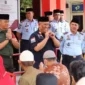Kepala Kantor wilayah Hukum dan HAM R. Andika Dwi Prasetya serahkan remisi khusus Idul Fitri di lapas Bekasi, (Sabtu, 22/4/2023) 