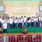 Keterangan foto : Warga Cinta Kalibata City bekerja sama dengan pengelola Apartemen Kalibata City menggelar pembagian 3000 paket bingkisan Ramadhan, Sabtu (1/4/2023)