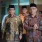 Keterangan foto : Ketua Umum PP Muhammadiyah Haedar Nashir menerima kunjungan Menteri Koordinator Bidang Politik, Hukum, dan Keamanan (Menkopolhukam) Mohammad Mahfud MD di kantor PP Muhammadiyah jl. Cik Ditiro pada Senin (03/04).
