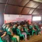 Warga Binaan Pemasyarakatan Lapas Cianjur Tetap Semangat Ikuti Rehabilitasi Walau Didalam Tenda Darurat, Selasa(4/4/2023) 