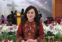 Keterangan foto : Direktur Jenderal Bimbingan Masyarakat Kristen (Dirjen Bimas Kristen) Kementerian Agama (Kemenag) Jeane Marie Tulung, Kamis (6/4/2023)