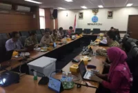 Keterangan foto : Pengurus Dewan pers saat rapat di Jakarta, Jumat (7/4/2023)